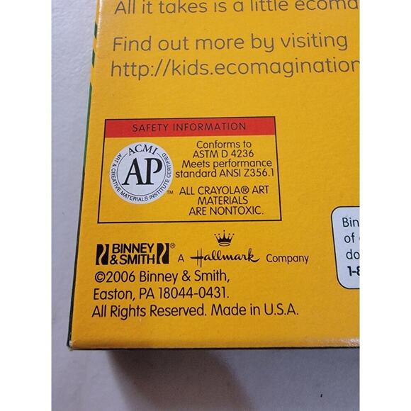 Crayola 2006 Special Edition GE The Colors Of Ecomagination 8 Crayons - Picture 3 of 4